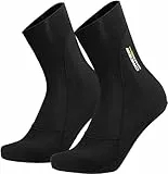 CRESSI Unisex Canarie Lt Tauchsocken, Schwarz/Schwarz, Large
