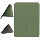 ZhaoCo Hülle für 7'' Kindle Colorsoft Signature Edition 2024 / Kindle Paperwhite 2024 / Kindle Paperwhite Signature Edition 2024, Buch Folio Smart Schutzhülle (Grün)