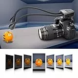 JJC Makro Arm Licht, LED Kamera Licht mit Integriertem Akku, 5600K 24000Lux 10 Stufen einstellbare Helligkeit Beleuchtung Cold Shoe Mount 1/4 Schraube Lampe passt Close-up Fotografie