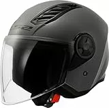 LS2, Jet-Motorradhelm Airflow II Nardo Grey, M