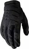 100% GUANTES Unisex Brisker Gloves L Handschuhe, schwarz (schwarz), L