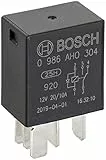Bosch Automotive 0986AH0304 Micro-Relais 12 V 20 A, 5 Terminals, IP5K4 Temperaturbeständigkeit von -40 °C bis 85 °C