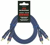Renegade Ren1RCA Cinchkabel 1.00 m [2X Cinch-Stecker - 2X Cinch-Stecker]