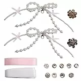 NIYATA Schnürsenkel Charms Sneaker,140CM Satin Schnürsenkel Weiß und Rosa,sneaker Charms und Schnürsenkel,Schuh Schmuckfür Sportschuhe,Lederschuhe,Freizeitschuhe,Stoffschuhe