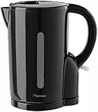 Bestron Wasserkocher mit Kochstopp-Automatik, 1,7 Liter, 2200 Watt, Schwarz