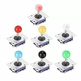 Joystick Control Stick Rocker Switch 4-8 Way Adjustable Black Ball Top Griff DIY Parts Classic Arcade Game Fighting Competition