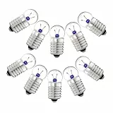 SOLUSTRE 10stücke Miniatur-led-glühbirne Für Experimente Schraubsockel Ersatz Für Bastel-schaltkreise Beleuchtungssets Winzig Elektrisch Klein Mikro Physikalisch Lampenfassung Ersatz Winzig