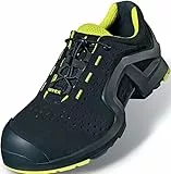 Uvex Sicherheitshalbschuh/Arbeitsschuh 8514 S1P, Schwarz/Lime, 42 EU