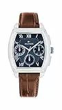 Tommy Hilfiger Multi Zifferblatt Quarz Uhr Braunes mit Braunes Lederarmband - 1710760