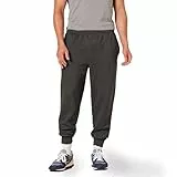 Amazon Essentials Herren Entspannte Jogginghose, Fleece, Bequeme Passform, Dunkelgrau, M