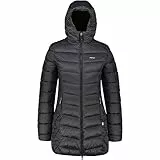 Meru Damen Rongotea Mantel, caviar, M