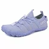 ziitop Wasserschuhe für Damen und Herren Barfußschuhe Unisex Badeschuhe Schnell Trocknend Strandschuhe Leicht Fitnessschuhe Weich Surfschuhe Poolschuhe für Tauchen,Surfen,Wandern,Yoga(Lila,37EU)