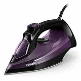 Philips 5000 Series Dampfbügeleisen – 2.400 W, Dampfstoß bis zu 180 g, SteamGlide Plus-Bügelsohle, Tropf-Stopp-System, Vertikaldampf, Effizientes Bügeln, Automatische Kalkreinigung (DST5030/80)