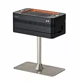 Everdure FUSION Premium Designer Holzkohlegrill mit elektr. Anzünder, Gourmet Grill-Ergebnisse, Fast Flame Ignition System & Rotisserie