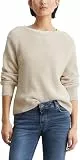 Marc O'Polo Women's Pullovers Long Sleeve Pullover Sweater, Weiß, S