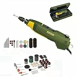 PROXXON MICROMOT Multitool/Feinbohrschleifer FBS 240/E Set mit Schnellspannbohrfutter - inklusive 43 PROXXON Einsatzwerkzeuge, Koffer und 105-tlg. SILVERLINE Zubehörset