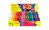 Jovi Plastilin, leicht formbare Modelliermasse für Kinder ab 2 Jahren, 30 Stangen, 15 x 2 Farben, je 50g