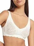 sloggi Damen Zero Feel Bliss Soft Bra, Silk White, L