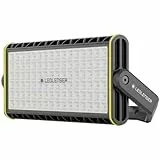 Ledlenser AF12R Work Led Strahler | Akku Baustrahler IP67 | Scheinwerfer mit 8000 Lumen | Arbeitsscheinwerfer mit 5 Helligkeitsstufen und 5-stufig einstellbarer Farbtemperatur | Arbeitsbeleuchtung
