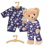 BABY Born Teddy Schlafanzug Glow in The Dark, leuchtet im Dunkeln, Puppenschlafanzug für 43 cm Puppen und Teddy, 836484 Zapf Creation