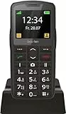 Beafon, SL260, Silverline, Tastentelefon, Seniorenhandy mit SOS Notruftaste, Hörgerätekompatibel, M4/T4, Lichtsignal, Display 2,2' (5,58Zoll), schwarz