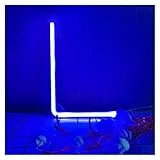 ENUOLI Blaue Neon-Buchstabe 'L', LED-Alphabet, Batteriebetriebener Neon-Wanddekoration, Beleuchtete Buchstaben für Schlafzimmer, Party, Weihnachtsdekoration