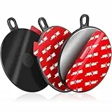 volport 95 mm/3,74' Klebe-Befestigungsplatten für Armaturenbrett, Selbstklebende Montageplatte mit Kleber, Saugnapf-Unterlage-Klebeplatte für Tomtom & Garmin Navigationsgeräte, Dashcam, Autohalter