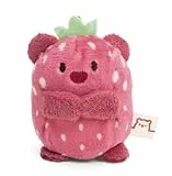 NICI My Mochi Kuscheltier Bär Nomo Erdbeere 5cm pink - Stofftier aus weichem Plüsch, niedliches Plüschtier zum Kuscheln und Spielen, für Kinder & Erwachsene, tolle Geschenkidee