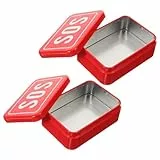 VANZACK Survival-Box-Set Metall Kleiner Behälter Multifunktionaler Organizer Für Outdoor-Werkzeuge