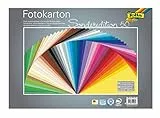 folia 6135/50 99 - Fotokarton Mix 35 x 50 cm, 300 g/qm, 50 Blatt sortiert in 50 Farben - ideale Grundlage für zahlreiche Bastelideen