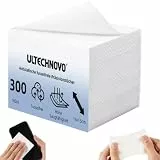 ULTECHNOVO Fusselfreie Tücher für 3D-Drucker: 300 Stück Fusselfreie Reinigungstücher Staubfrei Antistatisch für Hörgeräte Kamera Objektive Mikroskope Elektronische Bildschirme Bildschirme - (15x15cm)