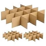 NUOBESTY 18 StüCk Umzugskarton-Teiler Aus Wellpappe Zum Verpacken Von Geschirr, WeingläSern Und Essgeschirr