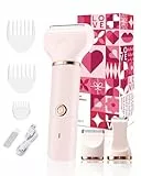 Intimrasierer für Frauen, 3 In 1 Damenrasierer Elektrisch, Rasierer Damen, Wiederaufladbarer Trimmer Damen für Bikinizone Achseln Beine