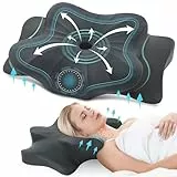 DONAMA Nackenkissen Kopfkissen Seitenschläferkissen – ergonomisches Kissen für Bauchschläfer, Seiten & Rücken