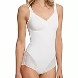 Susa Body ohne Bügel Milano I Body Shapewear Damen I Frauen Mieder I Softer Bodysuit mit Powerlace Spitze I Formt deutlich Taille, Bauch und Po