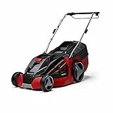 Einhell Akku-Rasenmäher GE-CM 43 Li M Kit Power X-Change (36V, 43 cm Schnittbreite, bis 600 m², Brushless, Mulch-Kit, 63L Fangkorb, 25-75 mm Schnitthöhe, inkl. 2x 4,0Ah + 2x Ladegerät)