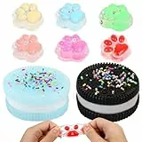 8 Stück Taba Squishy, 2 Stück Biscuit Stress Relief Toy und 6 Stück Mini Katzenpfoten Squishy, Squishy Squeeze Toy, Squishy Pfote, Soft Squeeze Biscuit Toys, Squishy Antistress Spielzeug