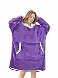 Gentlewarm Hoodie Decke, superweiche, warme, tragbare Decke, bequemer Riesentaschen-Hoodie, übergroßer, weicher Plüsch-Decken-Hoodie für alle – Kinder, Männer, Frauen
