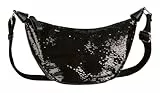 TOM TAILOR Denim Liriel Damen Umhängetasche Crossbody Bag Mittelgroß Schwarz