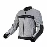 OZONE MOTO Dart Motorradjacke Herren | Textil | Ellbogen und Schulterprotektoren | Reflektierende Elemente | Mesh-Einsätze | 4 Taschen
