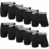 L&K 10er Pack Herren Retroshorts Boxershorts Baumwolle Schwarz Mehrfarbig Unterhose 1116BL L