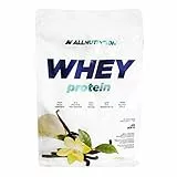 ALLNUTRITION WPC Whey Protein Pulver mit Aminosäuren - Eiweiss Protein Pulver - Fettarmes Proteinpulver Isolate für Muskelaufbau und Erholung nach dem Fitness - 908g - Strawberry
