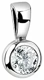 Nenalina Stein Anhänger für Damen Kette oder Halskette mit Zirkonia in 925 Sterling Silber, 261207-019