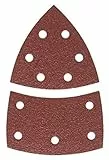 Bosch DIY Accessories Schleifblatt (10 Stück, für Farbe, Lack, Hart-/Weichholz, Spanplatten, Metall, Rost, Zubehör für Multischleifer)