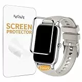 Frgnie Schutzfolie Kompatibel mit Dyurwa P97 Smartwatch 1,57' (3 Stück) 3D Curved Displayschutzfolie Kompatibel mit Soudorv Fitnessuhr