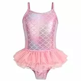 PinkSheep Badeanzug Mädchen Einteiliger Schnelltrocknend UV Schutz Schwimmanzug Kinder 86-134/2-10 Jahre (DE/NL/SE/PL, Numerisch, 86, 92, Meerjungfrau)