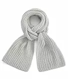 Bobelle Wear Winterschal Damen,Warm Strickschal Herren Lang Knit Winterschal Unisex(Grau)