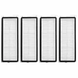 Rrochio Saugroboter Zubehör für roborock Qrevo S, 4 Filter Ersatzteile für roborock Qrevo Pro, Qrevo Curv, QV 35A, QV 35S, Qrevo Edge, Qrevo S5V, Qrevo Plus MaxV E11 Ersatzfilter Staubsaugerfilter