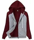 igeekwell Teddyfutter Hoodie Jacke Damen Reißverschluss Sweatjacke Warm Fleece Winter Herbst Kapuzenpullover Gefüttert Fleecejacke mit Kapuze