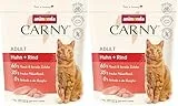Carny Katzen Trockenfutter mit Huhn + Rind (1 x 350g), Getreide und Zuckerfreies Trockenfutter von animonda für ausgewachsene Katzen (Packung mit 2)